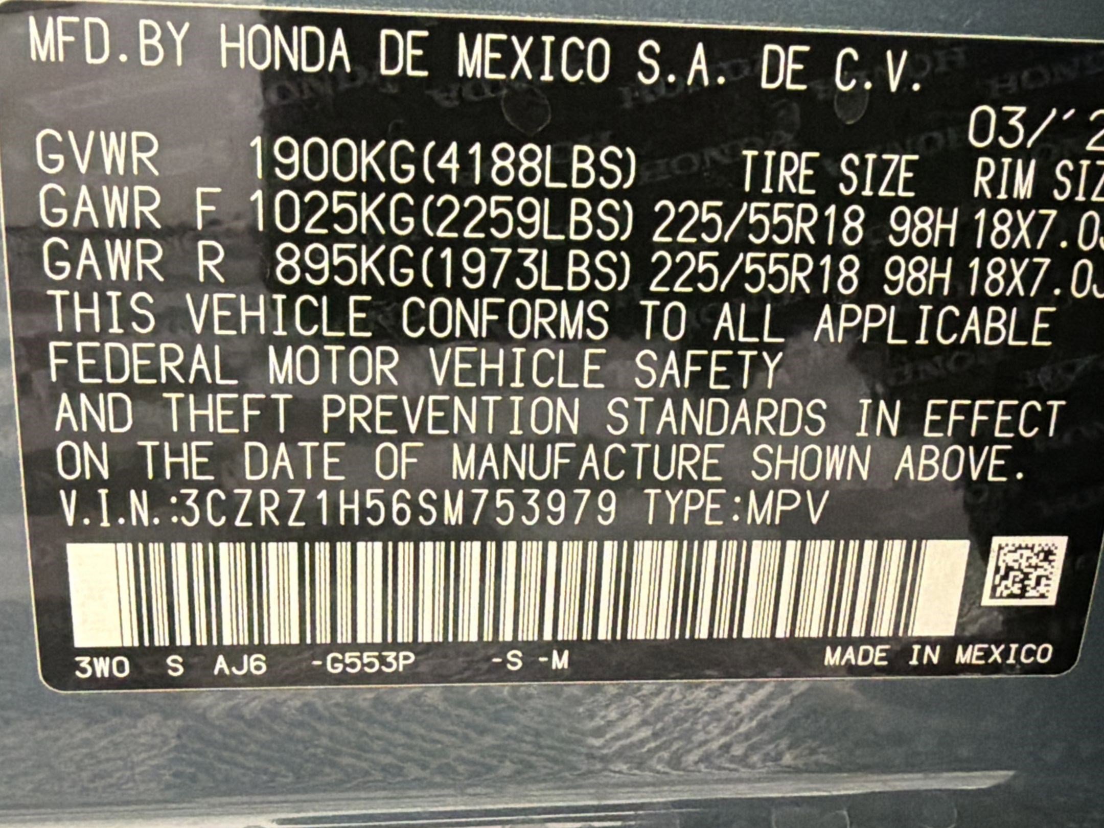 Used 2025 Honda HR-V Sport image 18