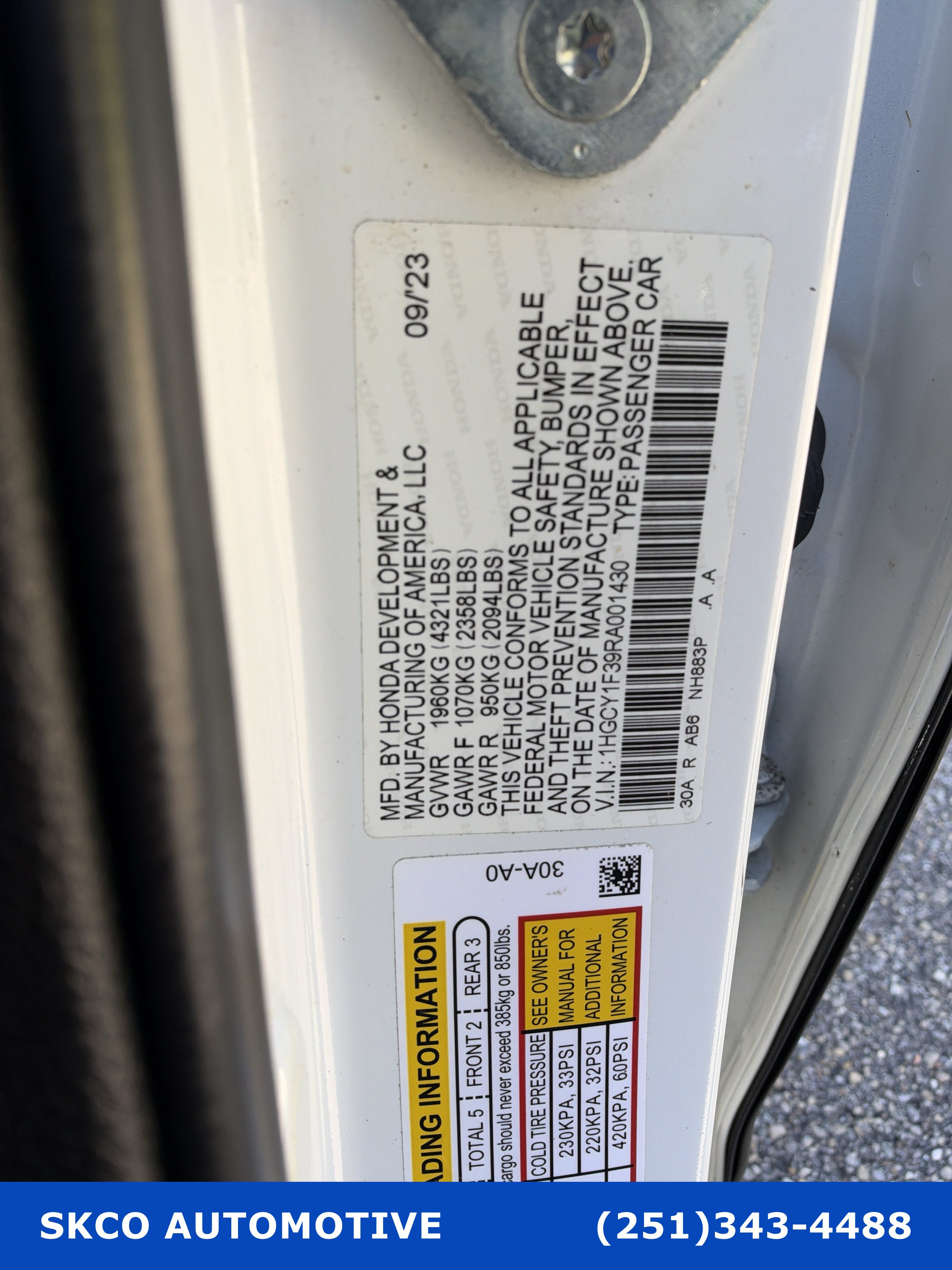 Used 2024 Honda Accord EX image 28