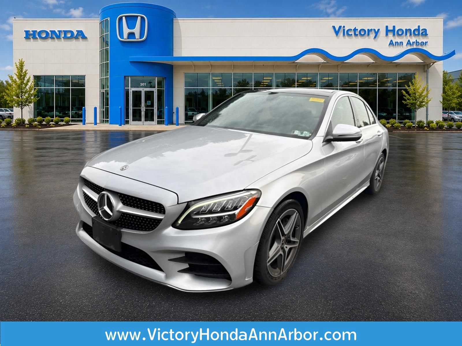 Used 2021 Mercedes-Benz C 300 4MATIC Sedan w/ AMG Line image 1