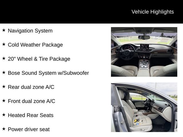 Used 2016 Audi A7 3.0T Premium Plus w/ 20" Wheel & Tire Package AWD/4WD image 12