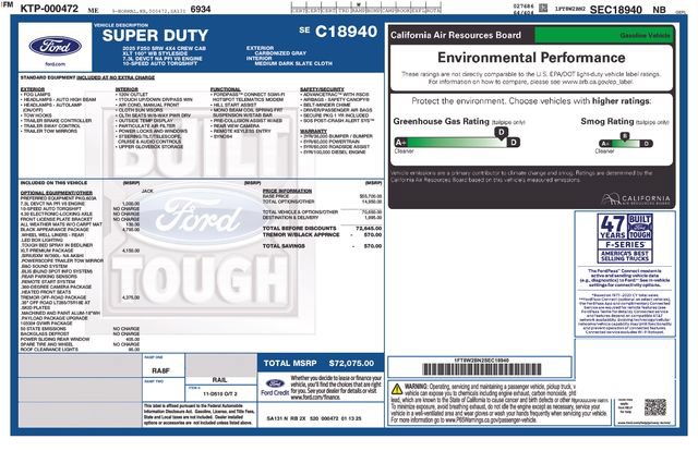 Used 2025 Ford F250 XLT w/ Black Appearance Package AWD/4WD image 10