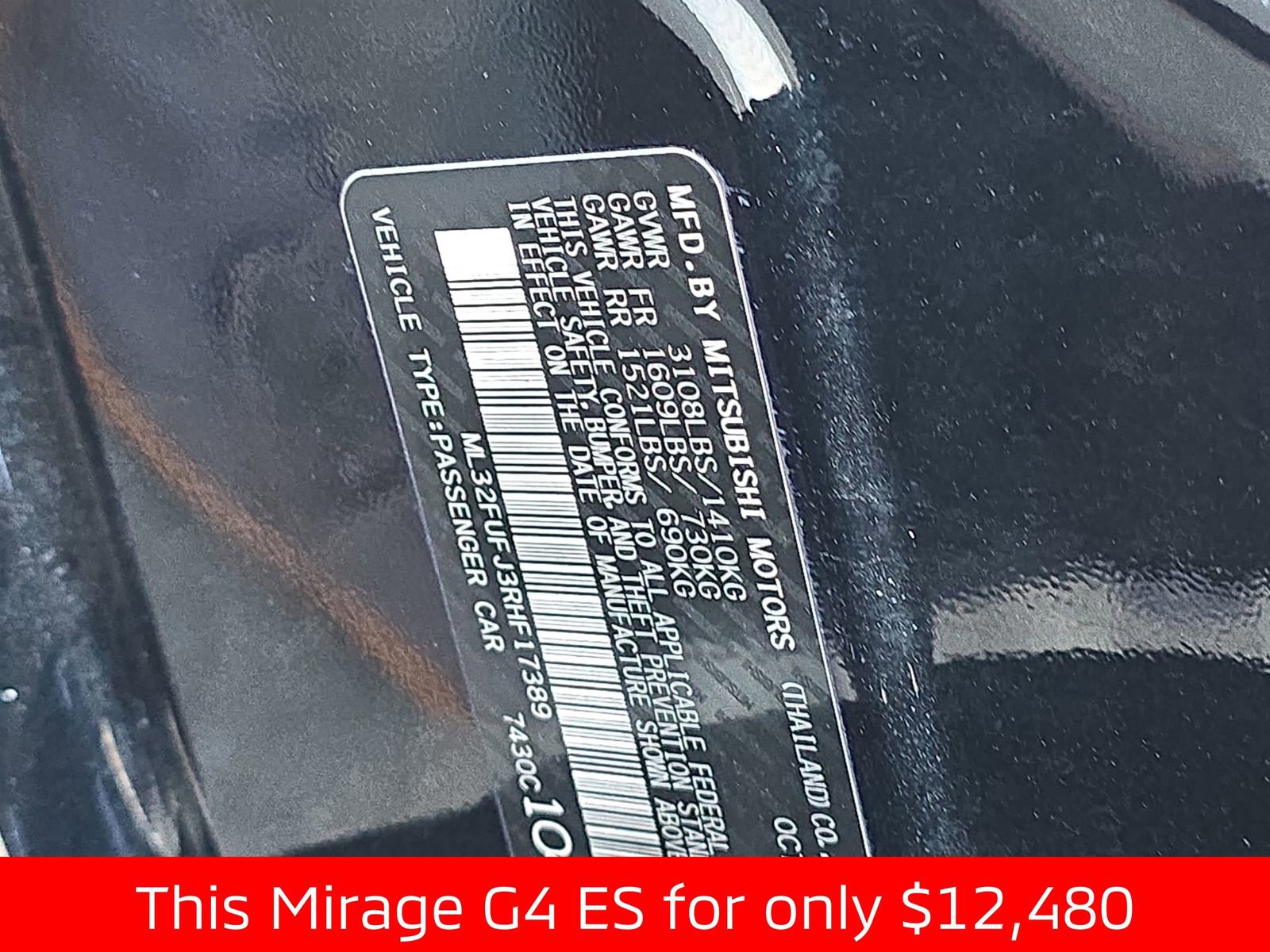 Used 2024 Mitsubishi Mirage G4 ES image 39
