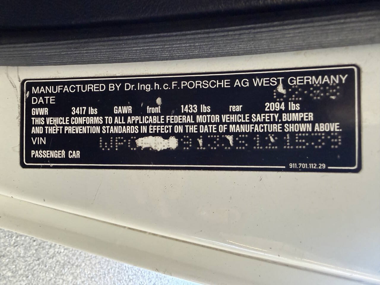 Used 1988 Porsche 911 Carrera RWD image 41