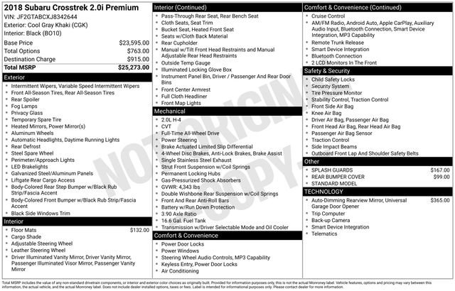 Used 2018 Subaru Crosstrek 2.0i Premium image 3
