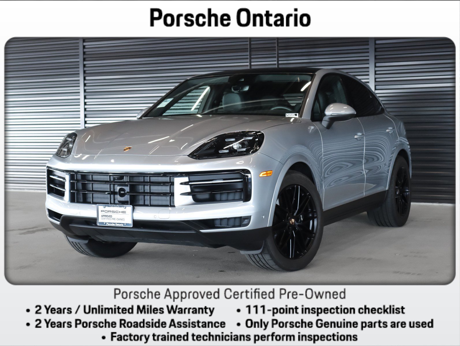 Certified 2025 Porsche Cayenne Coupe