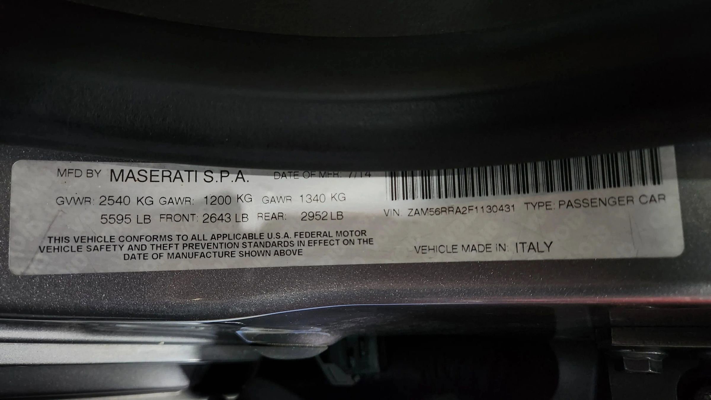 Used 2015 Maserati Quattroporte S Q4 image 66