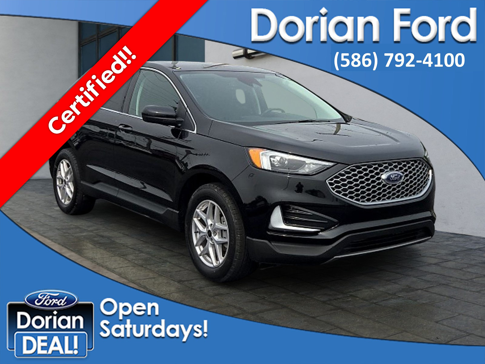 Certified 2023 Ford Edge SEL