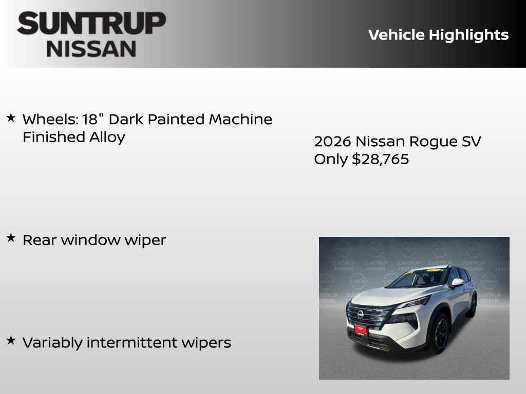 New 2026 Nissan Rogue SV AWD/4WD image 38