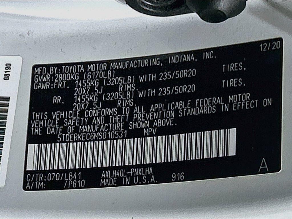 Used 2021 Toyota Sienna Platinum FWD image 34