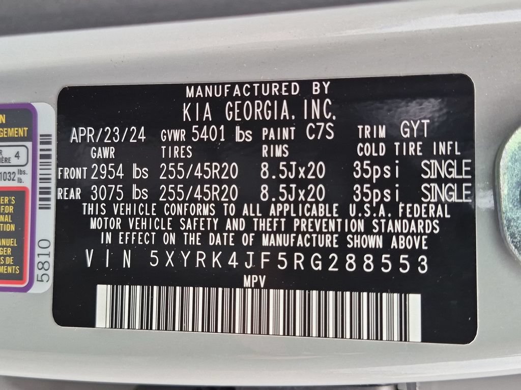 Used 2024 Kia Sorento SX FWD image 35