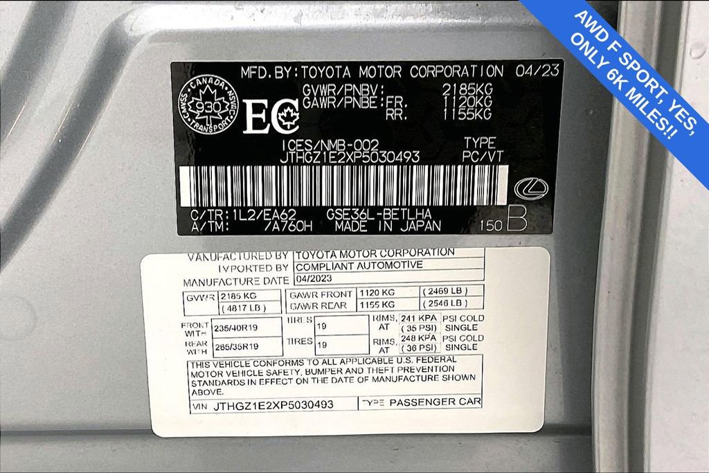 Used 2023 Lexus IS 350 F Sport image 44