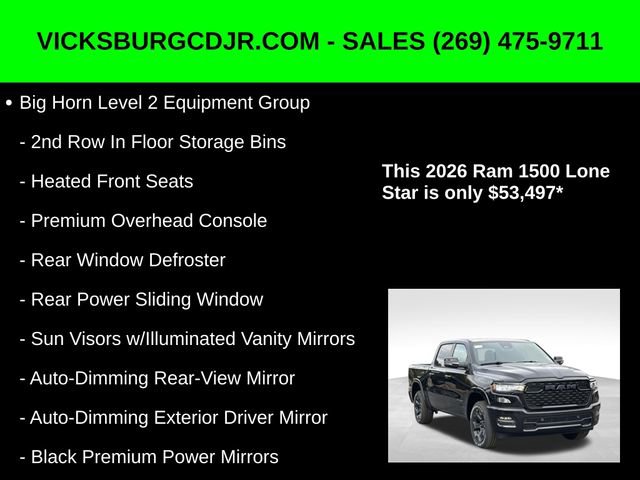 New 2026 RAM 1500 4x4 Crew Cab image 11