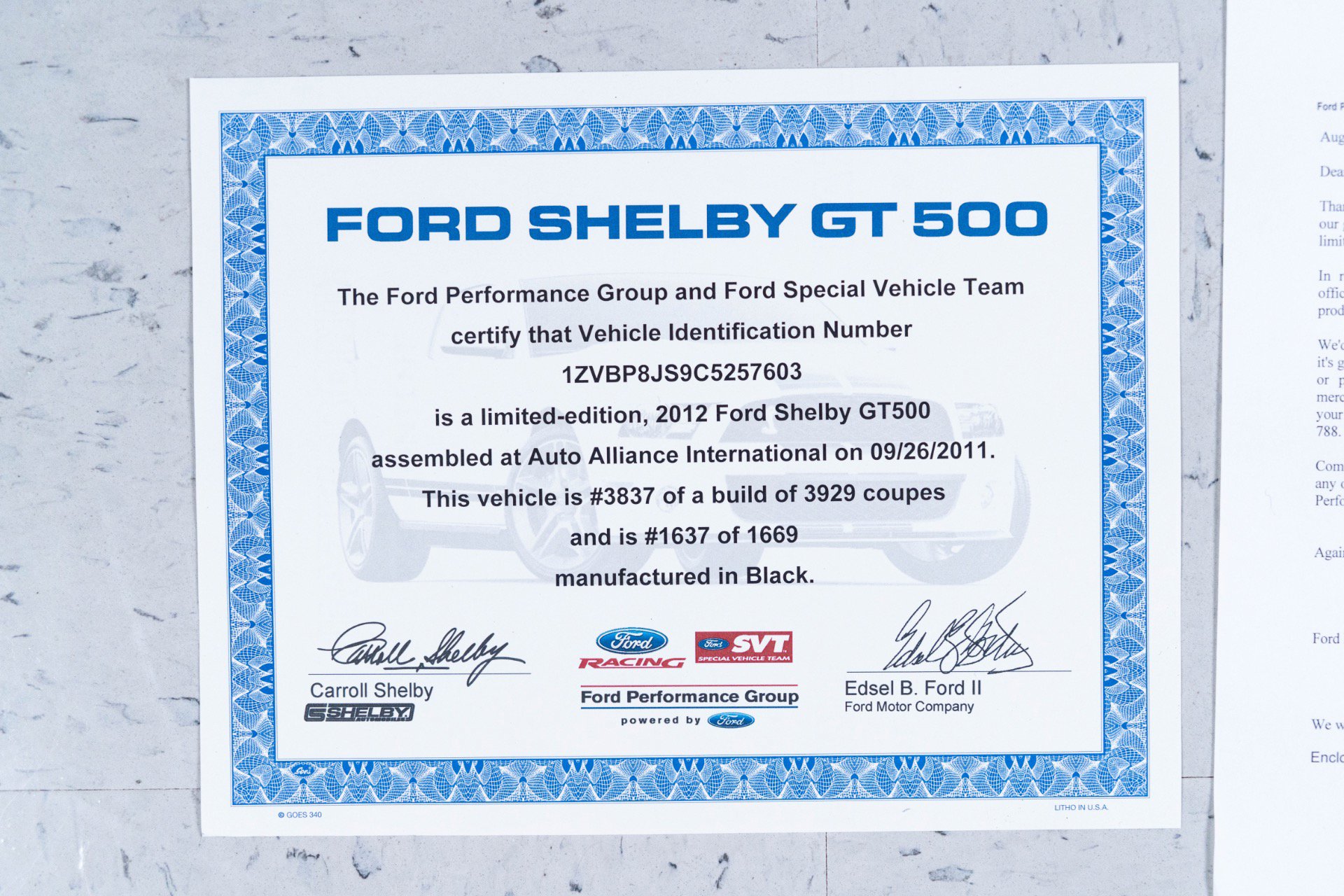 Used 2012 Ford Mustang Shelby GT500 w/ SVT Performance Pkg RWD image 69