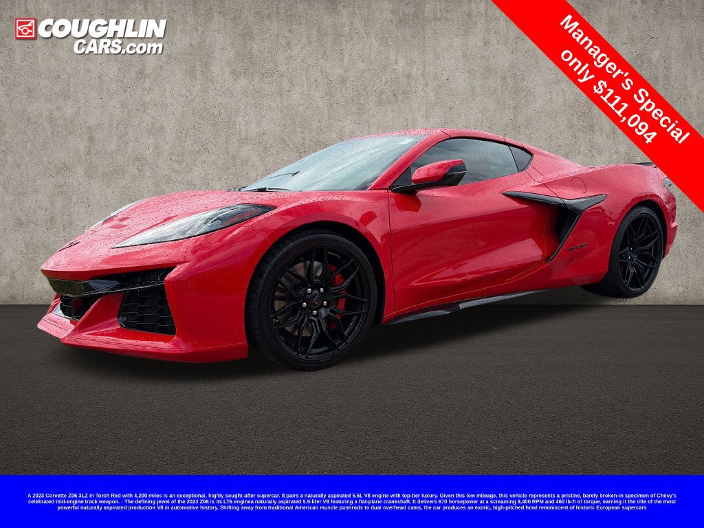 Used 2023 Chevrolet Corvette Z06 w/ Stealth Interior Trim Package RWD image 5