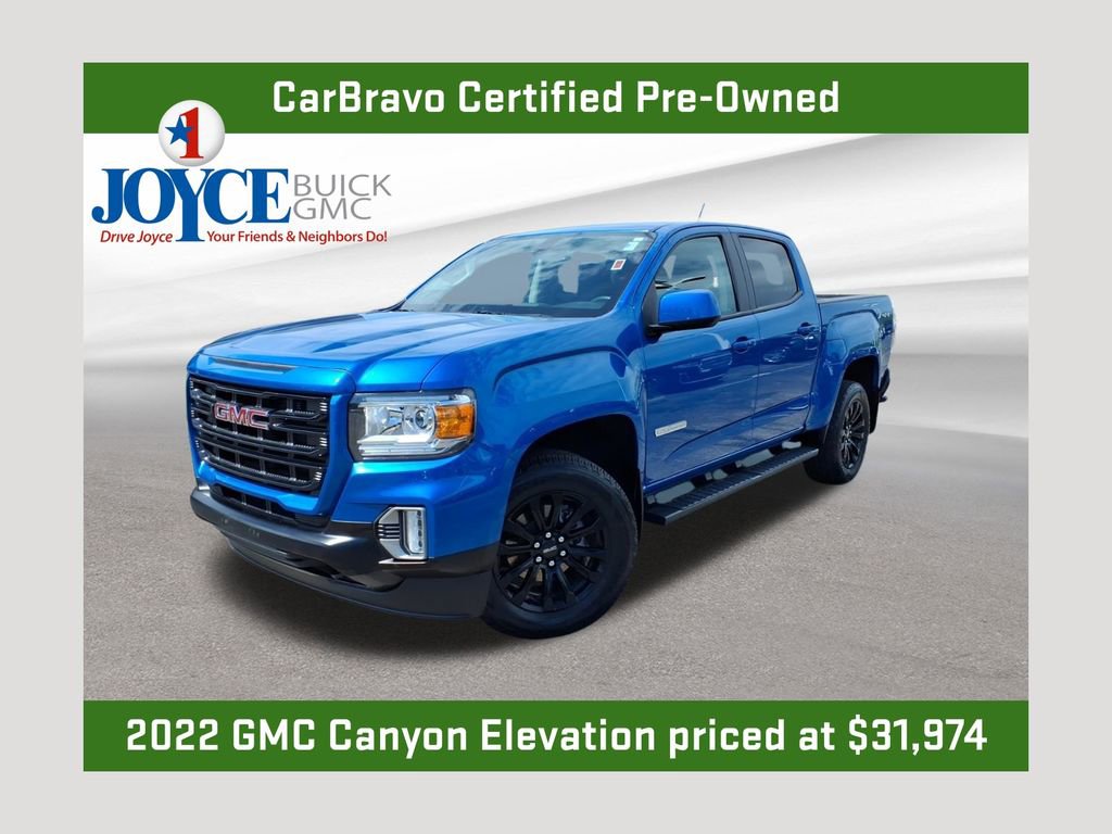 Certified 2022 GMC Canyon Elevation w/ Trailering Package AWD/4WD video 1