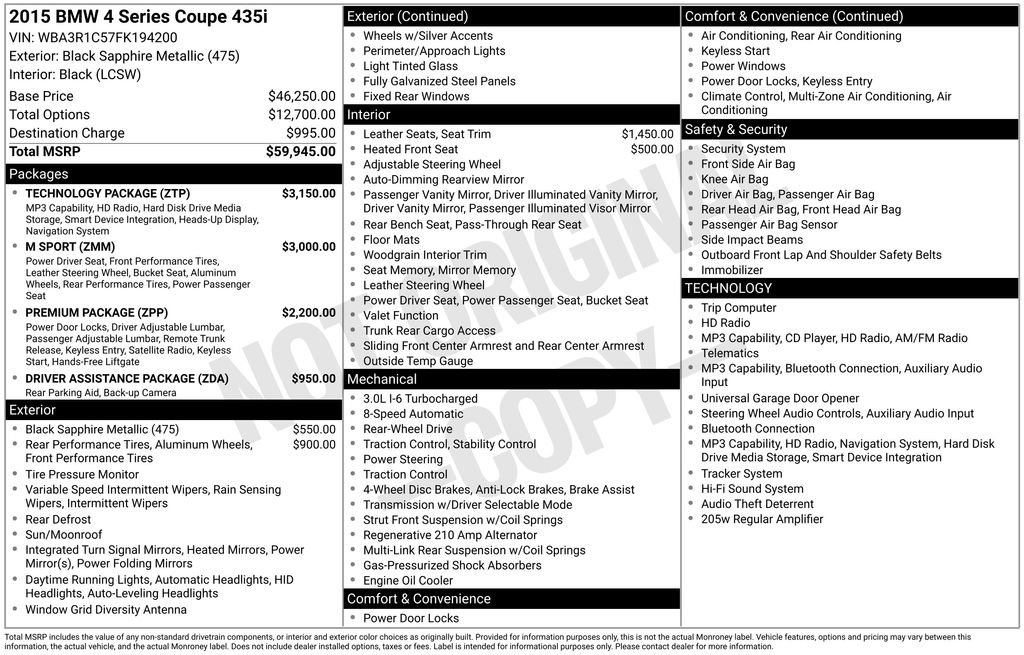 Used 2015 BMW 435i Coupe image 2