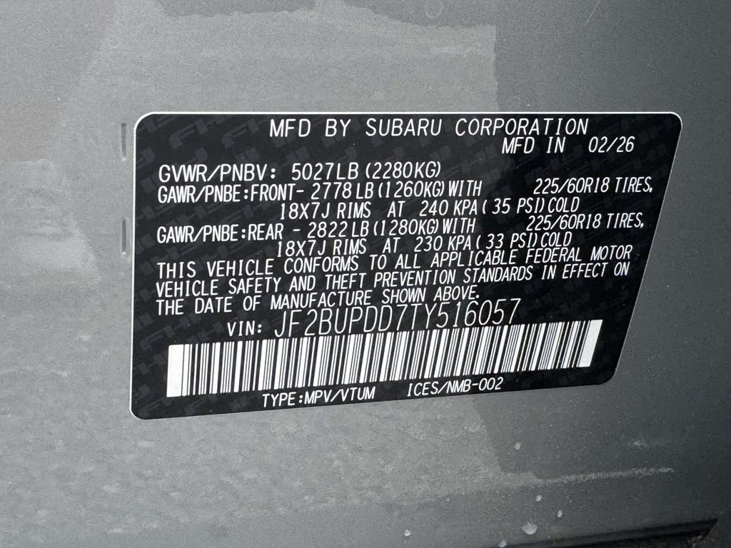 New 2026 Subaru Outback Limited AWD/4WD image 25