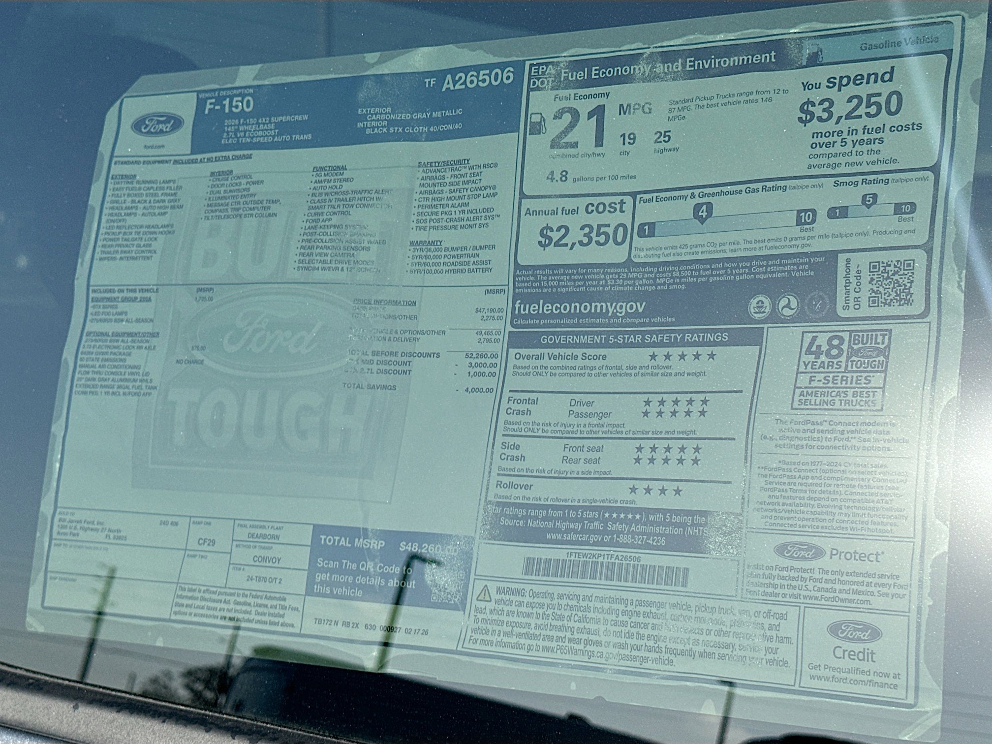 New 2026 Ford F150 STX w/ Equipment Group 200A image 18