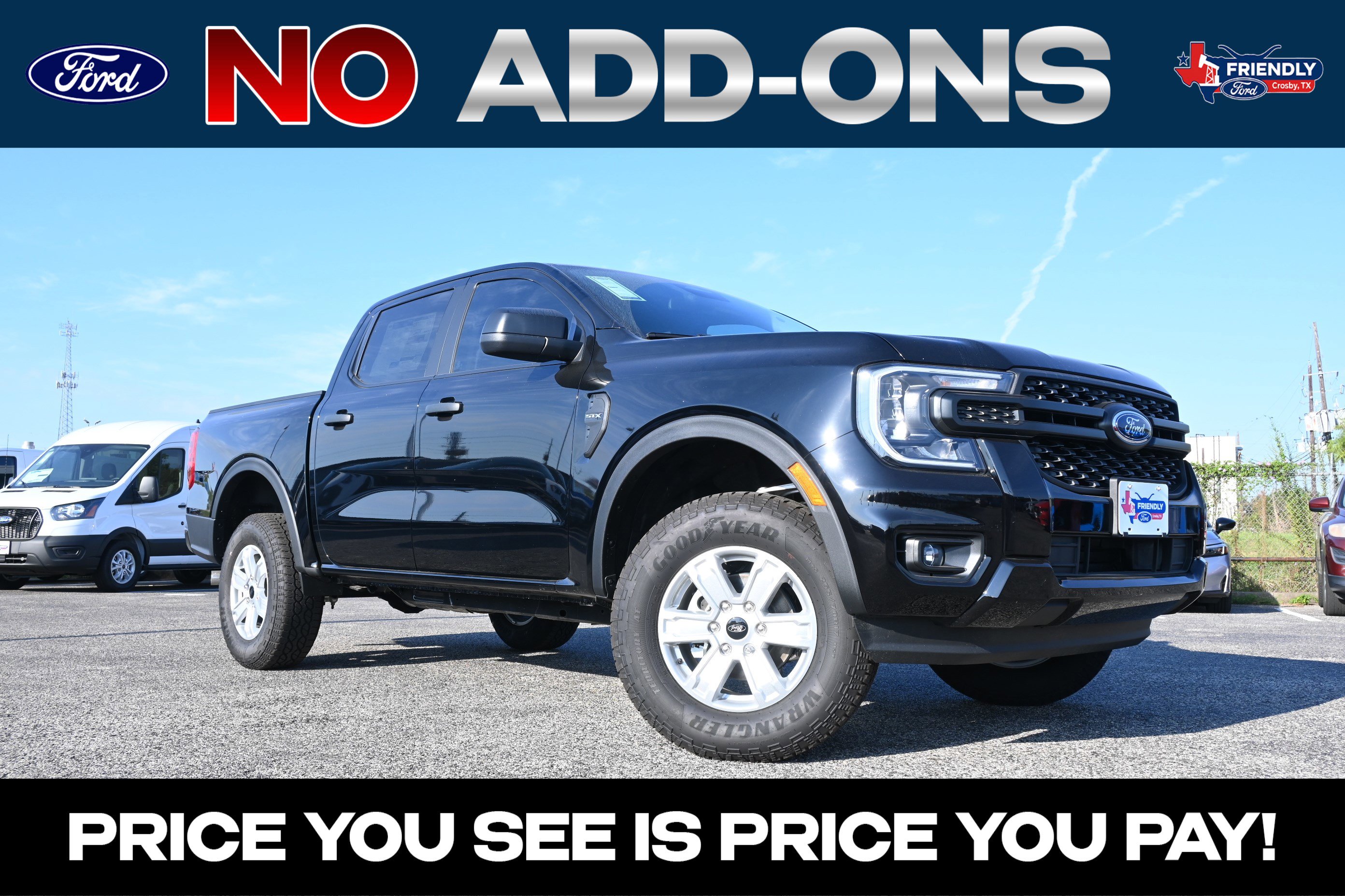 New 2025 Ford Ranger XL w/ Trailer Tow Package