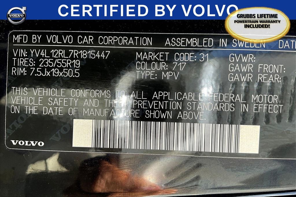 Certified 2024 Volvo XC60 B5 Plus w/ Protection Package Premier image 43