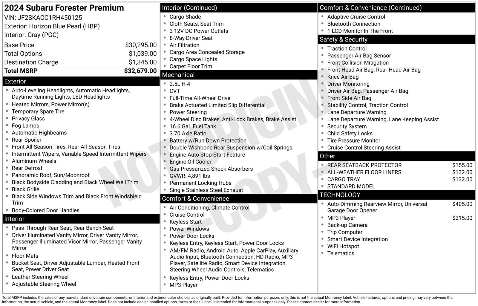 Certified 2024 Subaru Forester Premium image 22