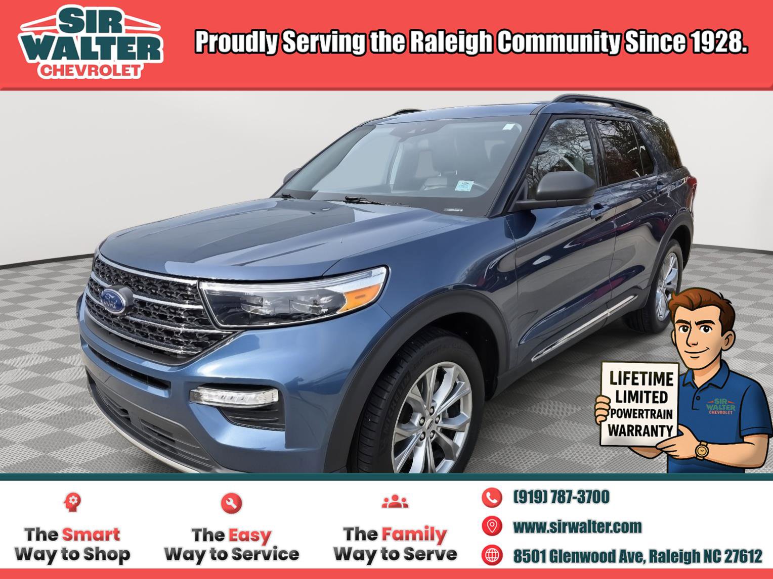 Used 2020 Ford Explorer XLT w/ Equipment Group 202A image 1