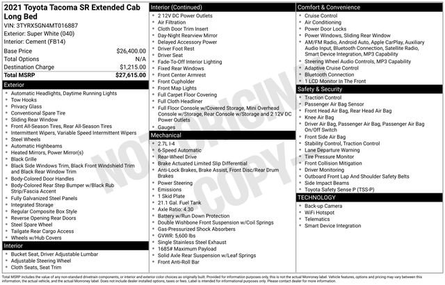 Used 2021 Toyota Tacoma SR image 27