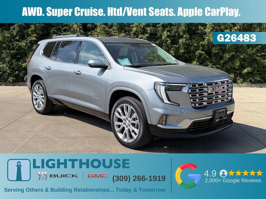 New 2026 GMC Acadia Denali w/ Super Cruise Package