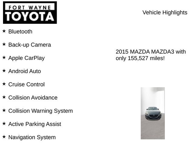 Used 2015 MAZDA MAZDA3 i Grand Touring image 7