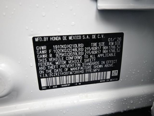 New 2026 Honda HR-V LX image 4