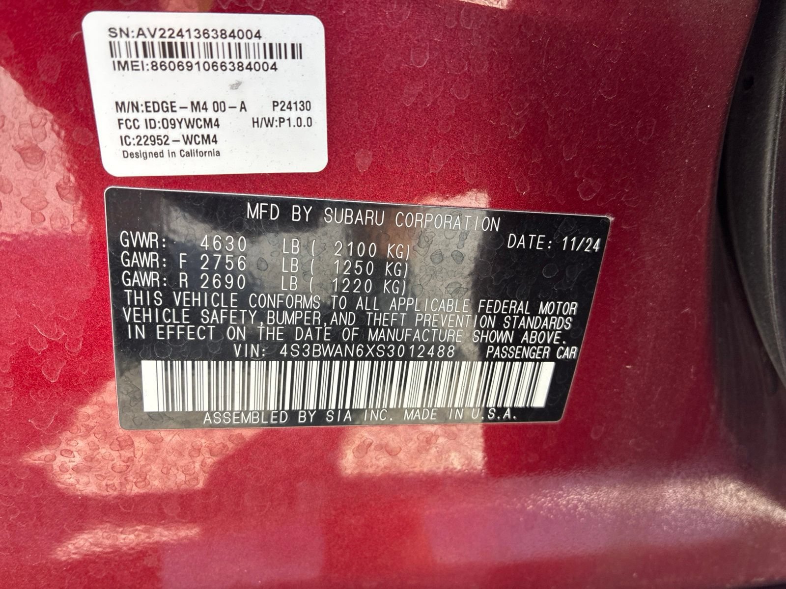 Certified 2025 Subaru Legacy Limited AWD/4WD image 21