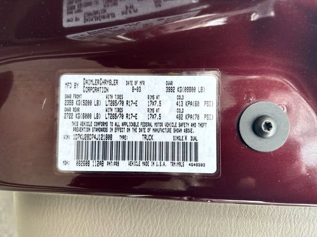 Used 2004 Dodge Ram 2500 Truck SLT w/ Trailer Tow Group image 18