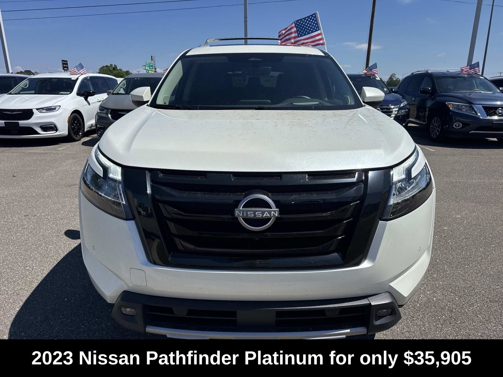 Used 2023 Nissan Pathfinder Platinum w/ Black Appearance Package FWD image 2