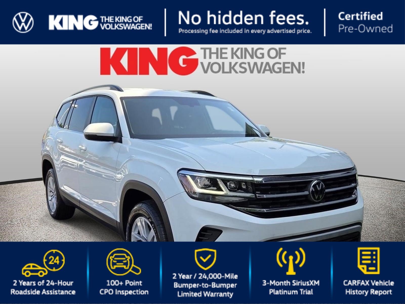Certified 2021 Volkswagen Atlas S AWD/4WD video 1