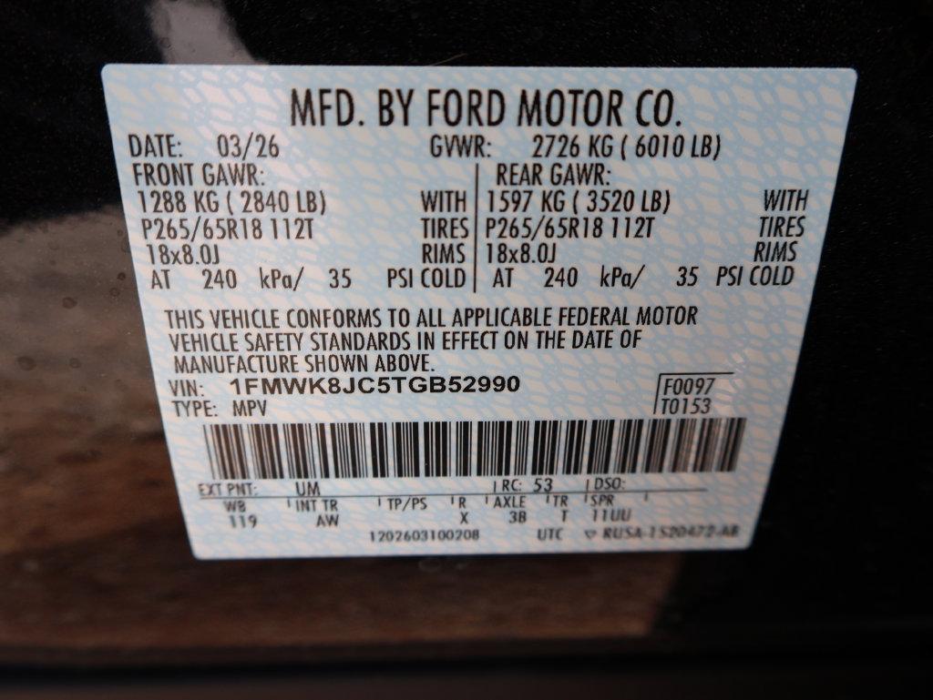New 2026 Ford Explorer Tremor w/ Tremor Ultimate Package AWD/4WD image 42