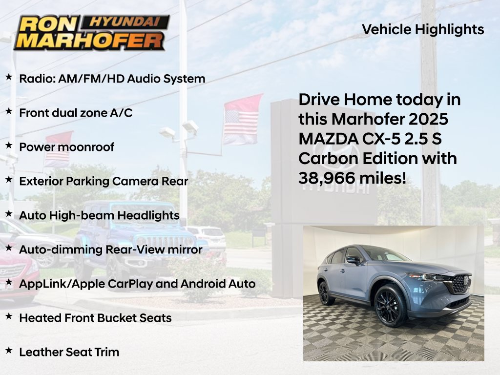 Used 2025 MAZDA CX-5 Carbon Edition AWD/4WD image 14