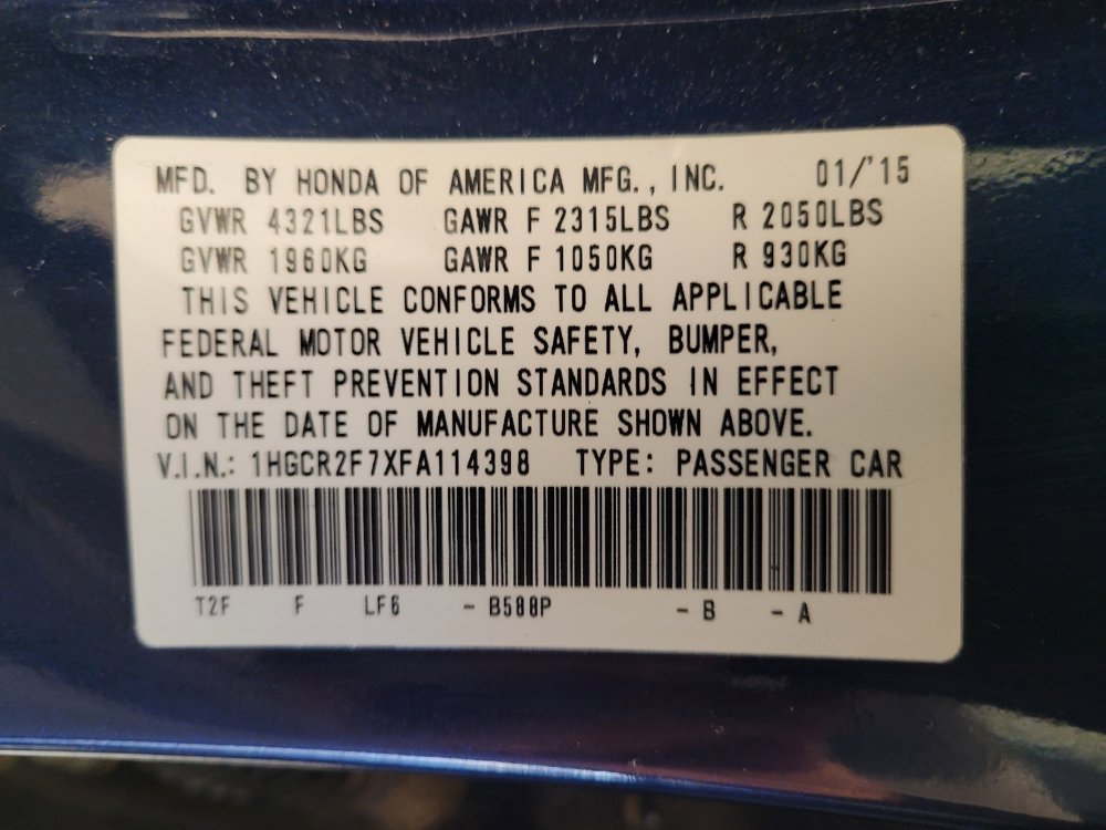 Used 2015 Honda Accord EX image 33