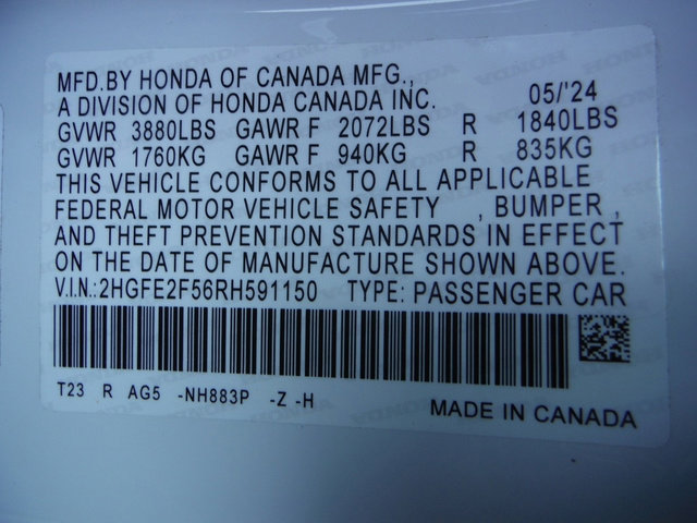 Used 2024 Honda Civic Sport image 36