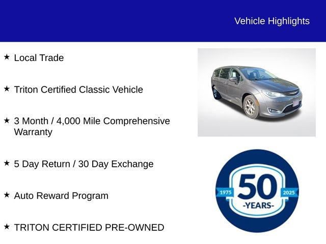 Used 2018 Chrysler Pacifica Touring Plus w/ Tire & Wheel Group FWD image 5