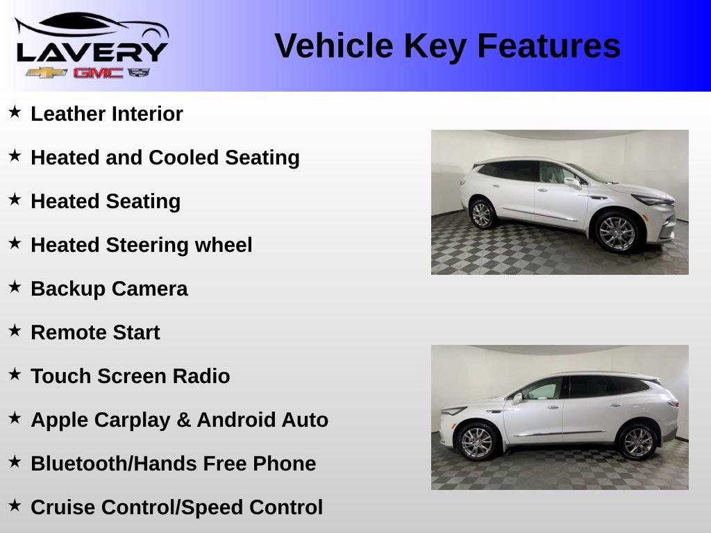 Used 2022 Buick Enclave Premium w/ Surround and Sites Package image 2