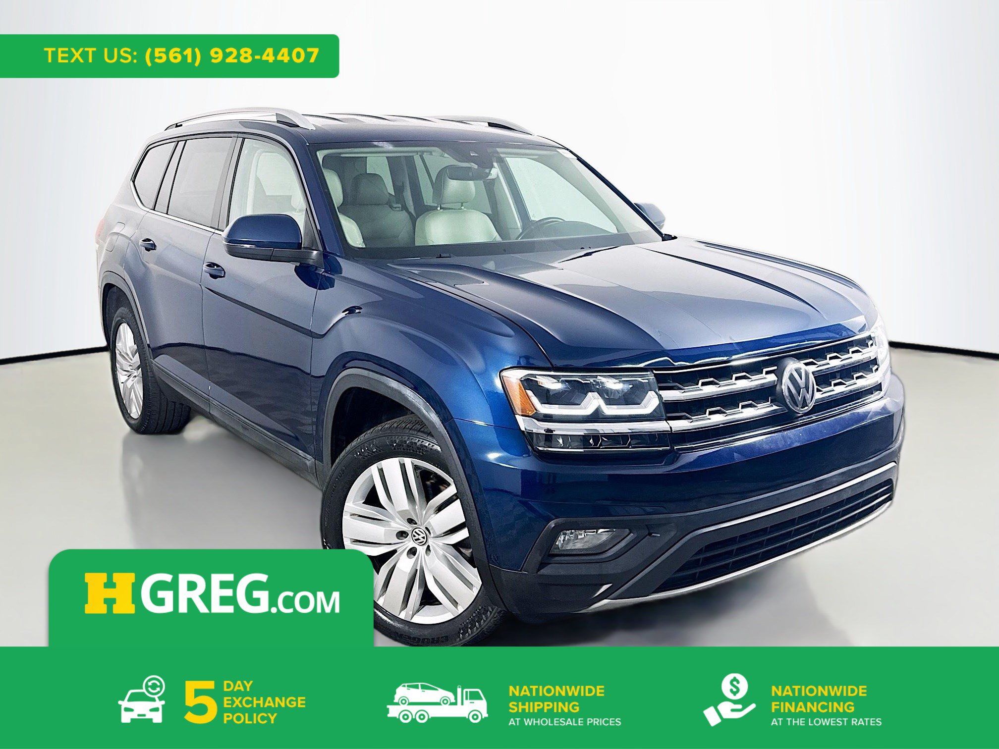 Used 2019 Volkswagen Atlas SE w/ Towing Package FWD image 1