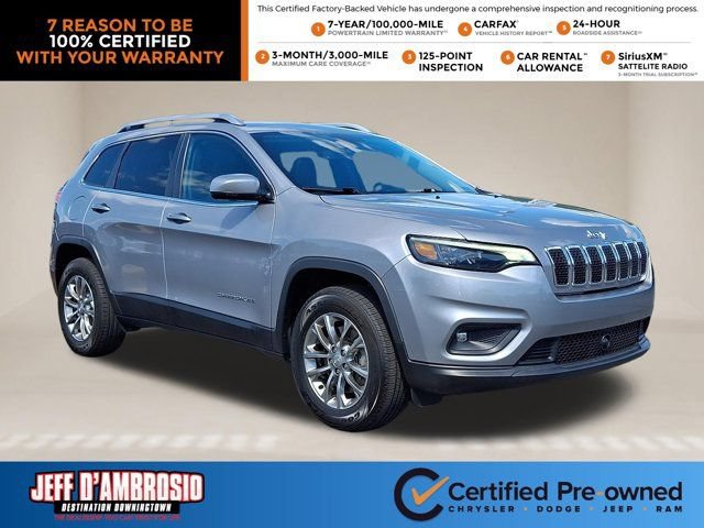 Certified 2021 Jeep Cherokee Latitude Lux w/ Sun & Sound Group AWD/4WD image 1