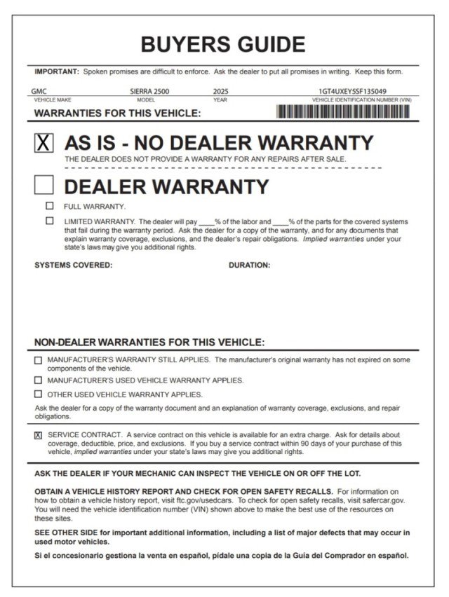 Used 2025 GMC Sierra 2500 Denali Ultimate image 34