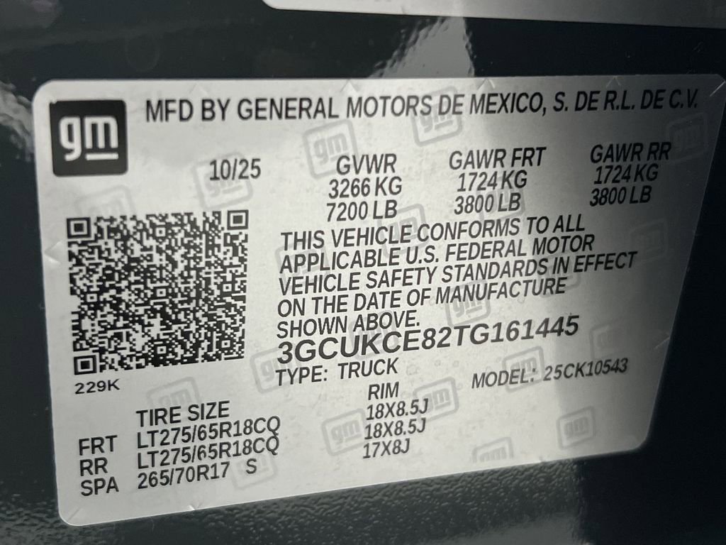 New 2026 Chevrolet Silverado 1500 Custom Trail Boss w/ LPO, Dark Essentials Package image 30