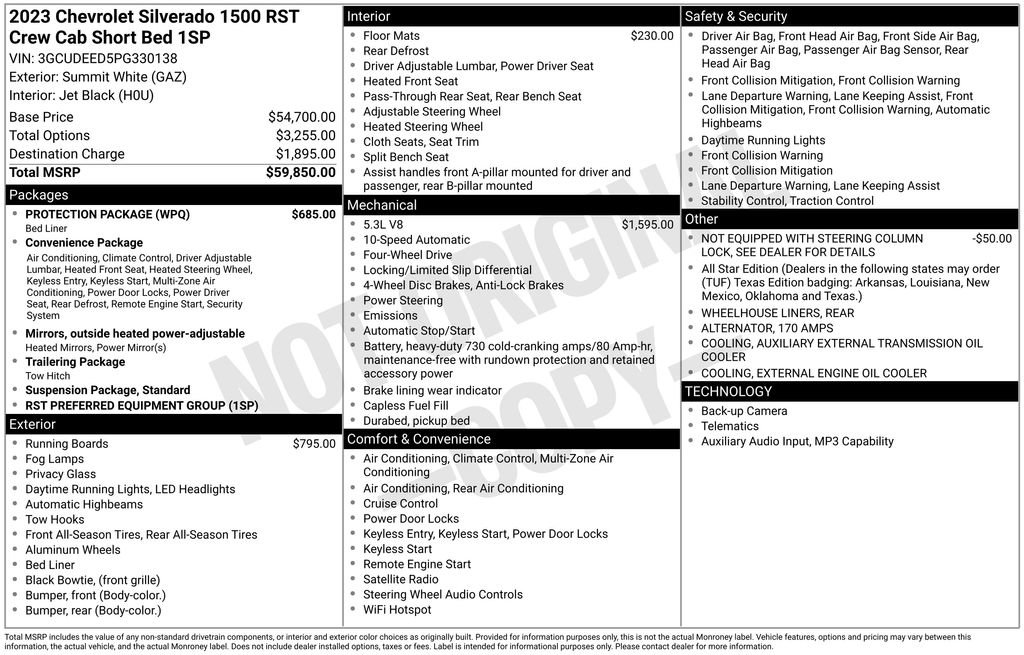 Certified 2023 Chevrolet Silverado 1500 RST w/ Protection Package AWD/4WD image 33
