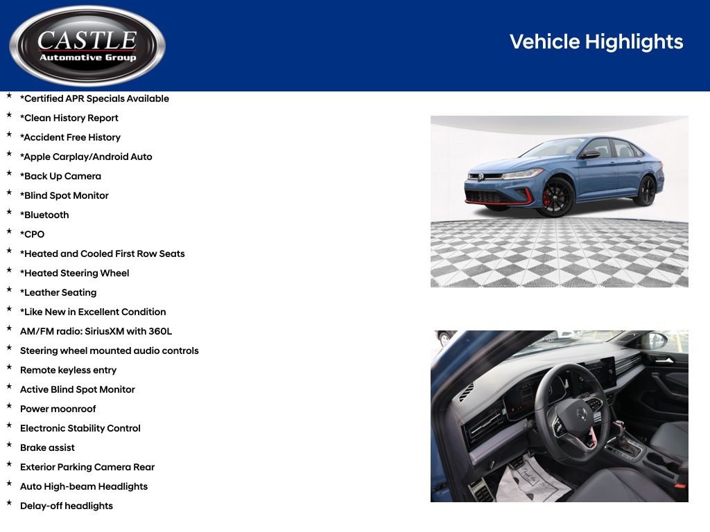 Used 2025 Volkswagen Jetta GLI Autobahn w/ GLI Black Package image 4