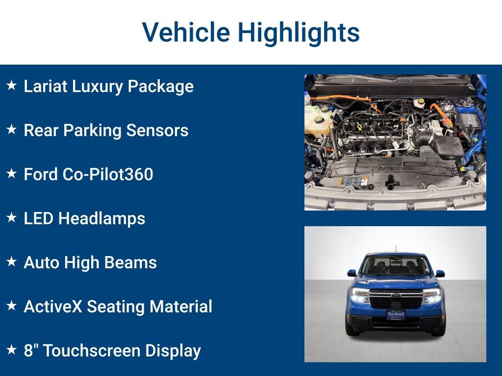 Used 2022 Ford Maverick Lariat w/ Lariat Luxury Package FWD image 3