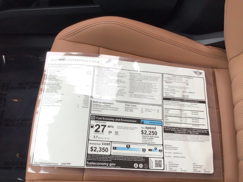 New 2025 MINI Cooper Countryman S w/ Comfort Package Max image 33