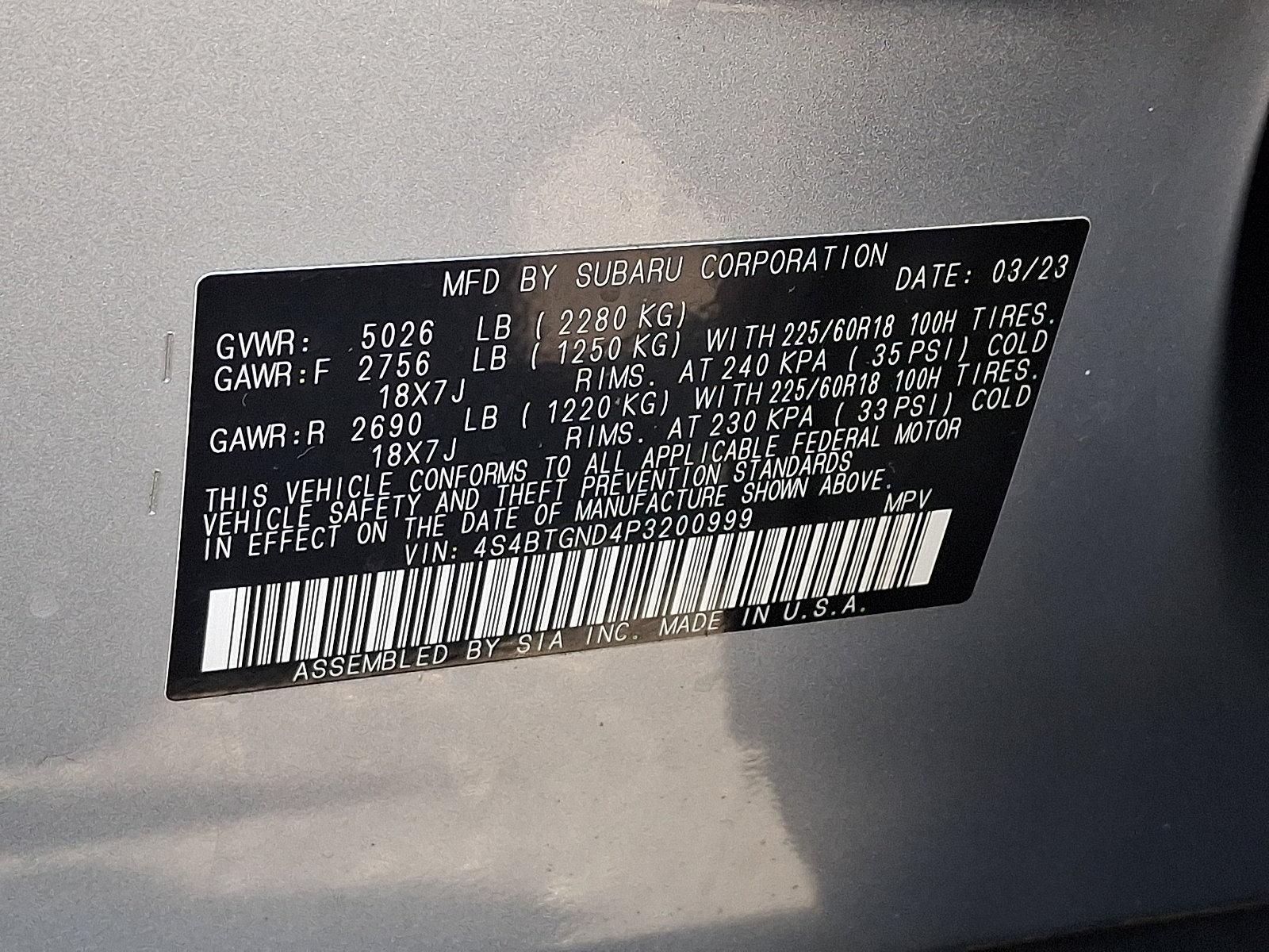 Used 2023 Subaru Outback Limited XT AWD/4WD image 29