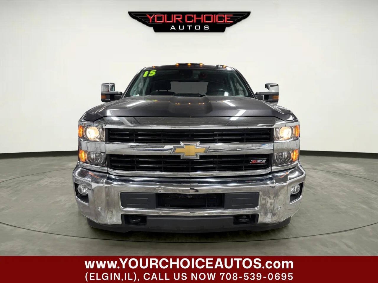 Used 2015 Chevrolet Silverado 2500 LTZ w/ Driver Alert Package AWD/4WD image 9
